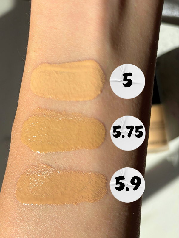 armani luminous silk foundation shades 5 5.75 and 5.9